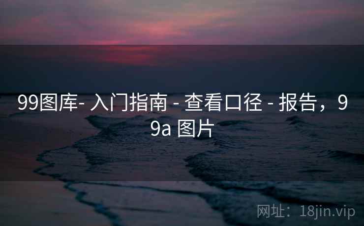 99图库- 入门指南 - 查看口径 - 报告，99a 图片